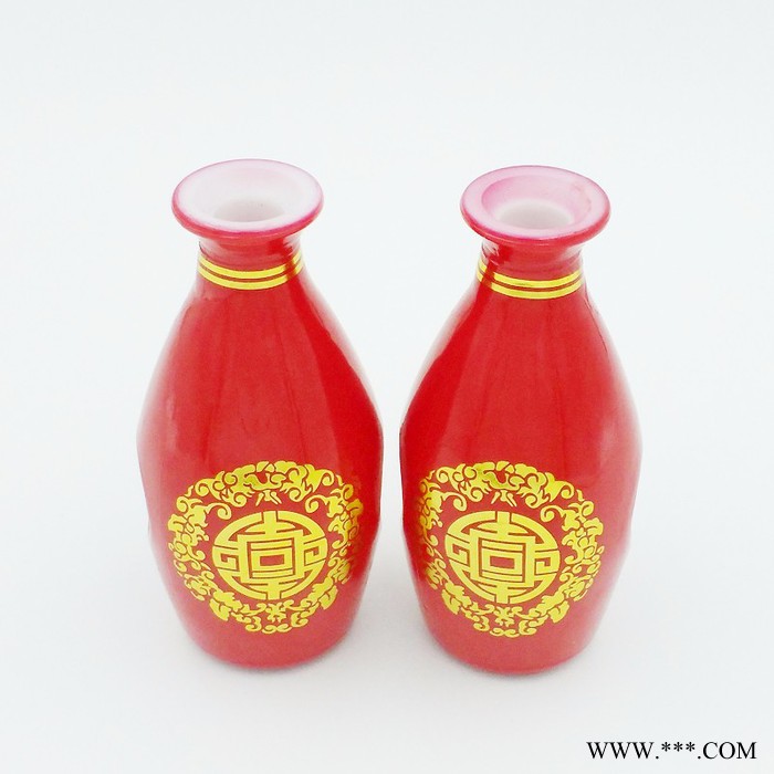 亨泰 彩色玻璃酒瓶125ml烤花喷涂酒瓶125ml白酒瓶图4