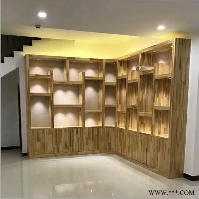 定制复古红酒货架展示架 白酒红酒展示柜 落地酒柜红酒收纳展示架图5