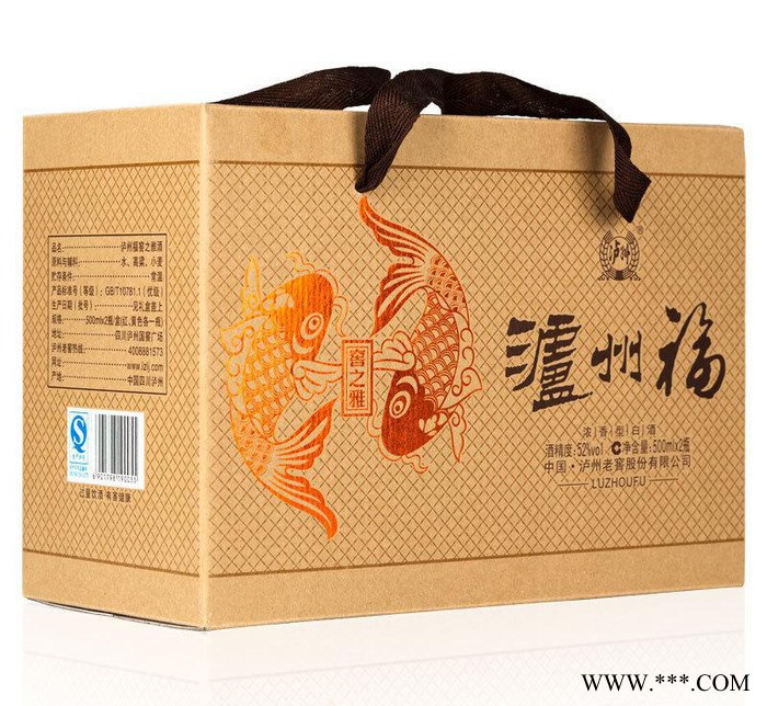 泸州老窖泸州福52度浓香型高度特价包邮送礼盒装白酒产地货源图2