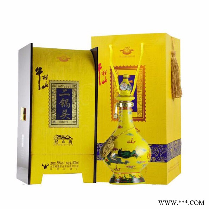 牛栏山 二锅头60度清香型白酒600ml礼盒装图1