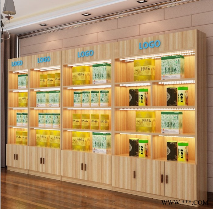 红酒展柜 红酒展示货架货柜白酒柜产品柜超市货架柜茶叶柜便利店展柜酒柜图3