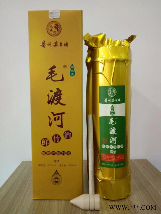 酱香型白酒 贵州茅台金窖酒业酱香型竹筒酒鲜竹酒图4