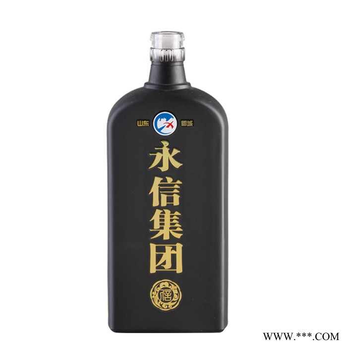 山东永信包装批发高白白酒瓶洋酒瓶喷涂瓶图3