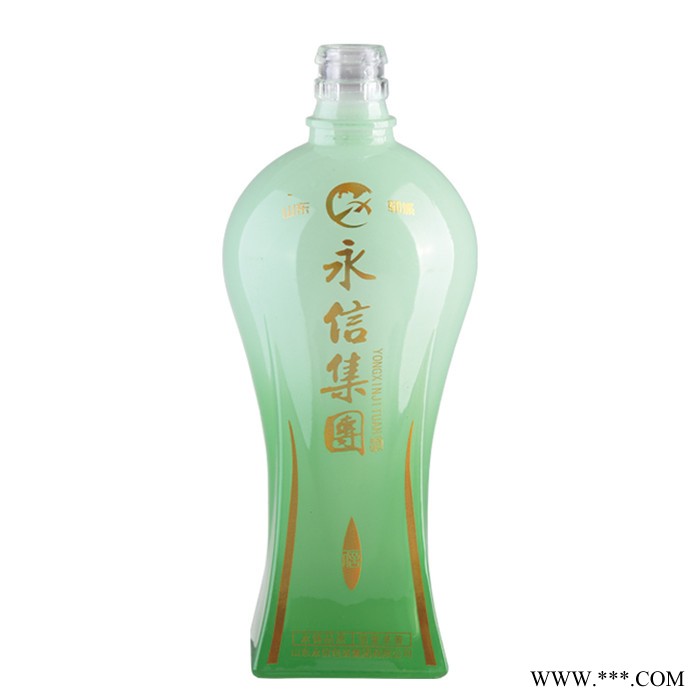 山东永信包装批发高白白酒瓶洋酒瓶喷涂瓶图4