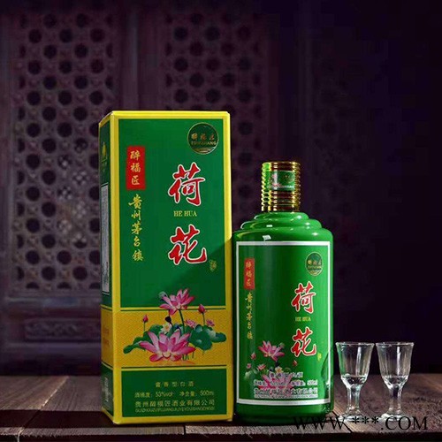 华星荷花酒无酒精纯粮食酒酱香型白酒图3