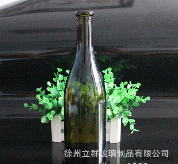**葡萄酒空瓶玻璃酒瓶红酒瓶750ml红大肚红酒瓶 送木塞送 热缩帽图2