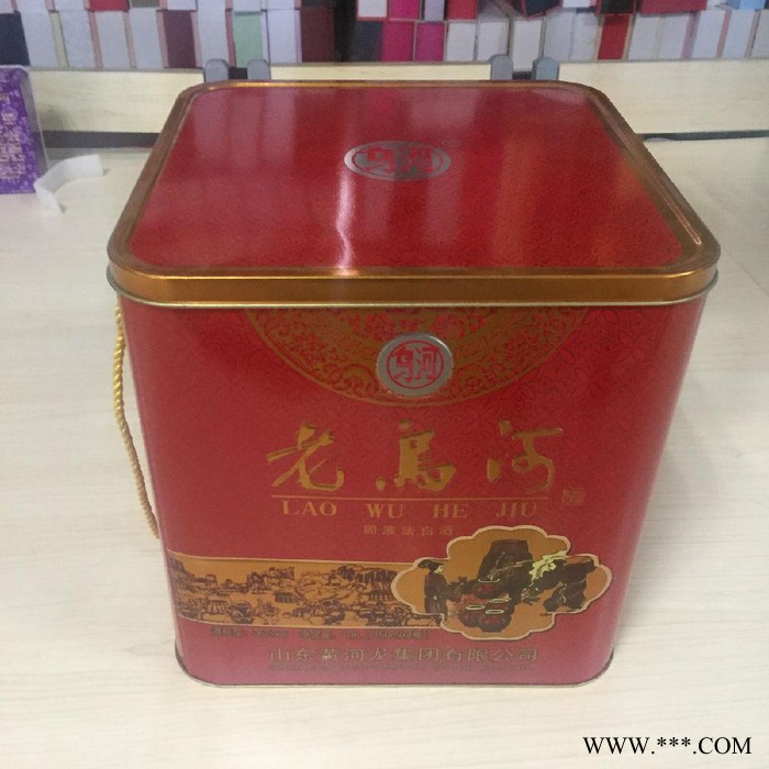 提供白酒铁罐包装 4瓶装铁桶酒盒包装山东信义包装酒盒厂可定做图4