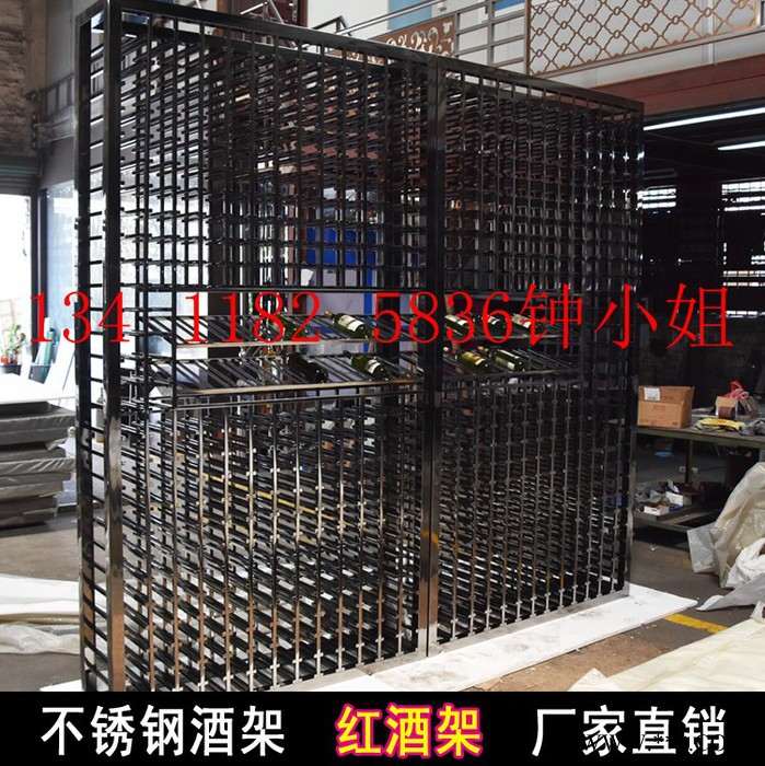 香槟金精致红酒展示柜，家用餐厅红酒白酒柜图7