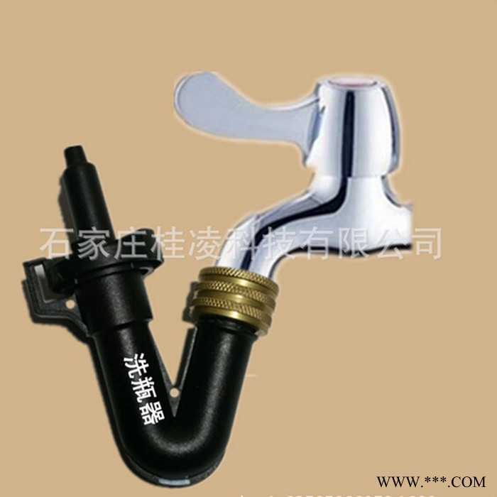 直销 一体式台式葡萄酒空瓶洗瓶器 单口摆动式洗瓶器图2