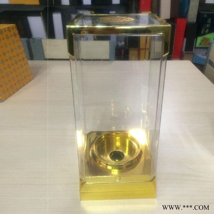 山东信义包装厂定做白酒透明包装盒亚克力酒盒可设计定制图4