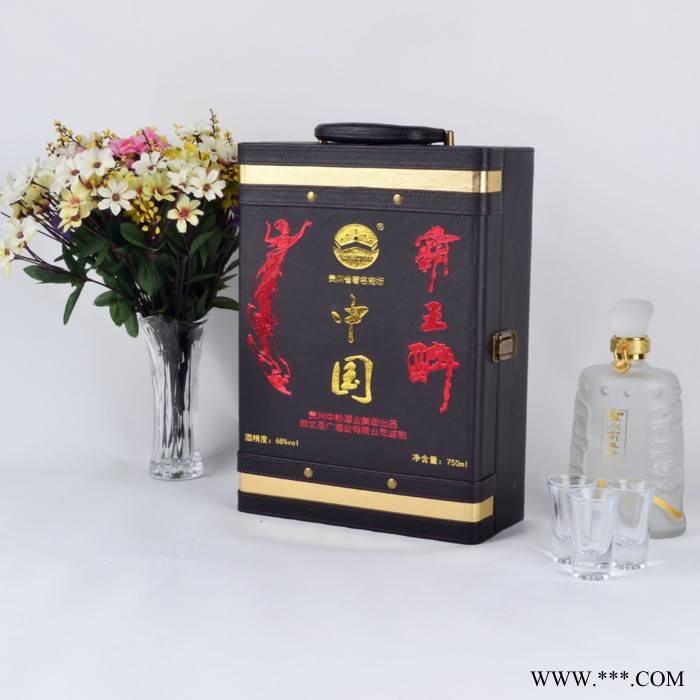 豪美 包装礼盒定制酒类礼盒包装小酒礼盒手提皮盒批发手工白酒空盒订制图5