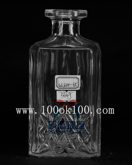 供应500毫升白酒瓶半斤白酒玻璃瓶700毫升洋酒玻璃瓶图6
