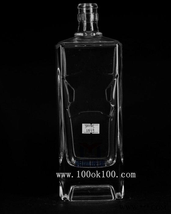 供应500毫升白酒瓶半斤白酒玻璃瓶700毫升洋酒玻璃瓶图3