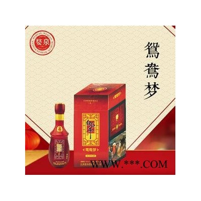 江西婺泉酒业白石干鸳鸯梦浓香型白酒1*6*500ml45%vol