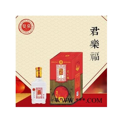 供应婺泉白石干浓香型白酒厂家直供君乐福1*6*460ml