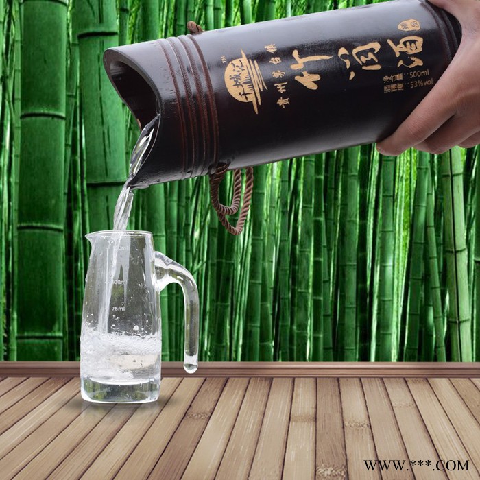 贵州茅台 竹筒酒 茅台镇千城汇纯粮酿造酱香型白酒53度500ml图4