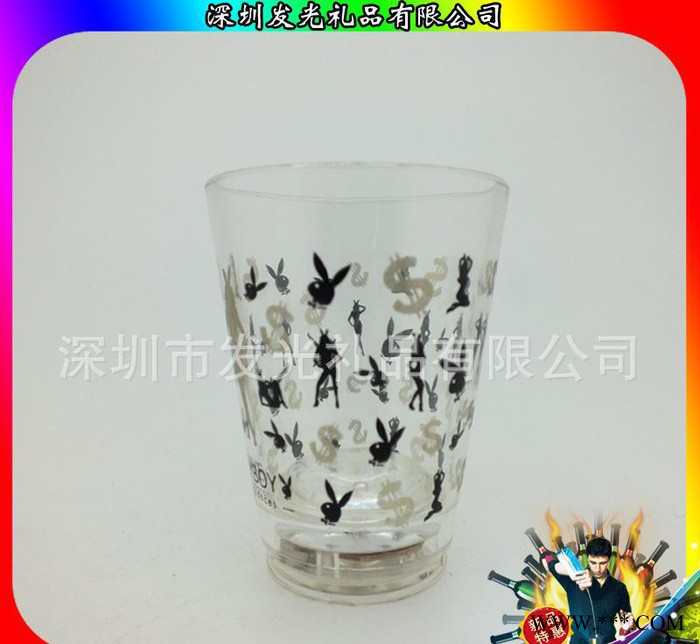 舍得酒业促销礼品 LED发光杯七彩感应白酒杯一口杯直销图2