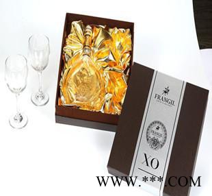 广州兴以昌包装品有限公司 广州南沙包装盒 XO酒盒 烫印酒盒 红酒白酒礼品包装盒 纸盒 代客包装加工 XO酒盒图1