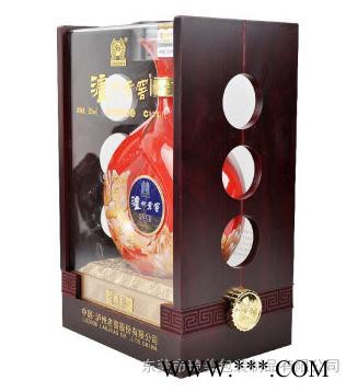亚克力透明酒盒厂家 生产木质透明酒盒包装 白酒酒盒包装图2