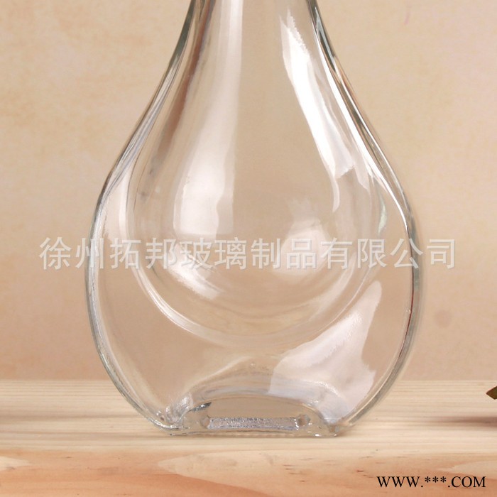 白酒瓶透明玻璃瓶酒瓶红酒瓶宴会酒席专用玻璃空酒瓶直销图2