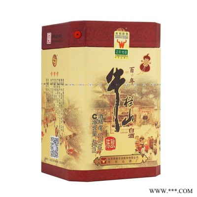 北京牛栏山百年陈酿 三牛浓香型 52度400ml 白酒单瓶装包邮