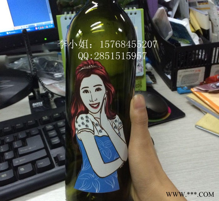 2015私人定制纯原浆白酒酒瓶图案印花机 精美包装酒盒打图3