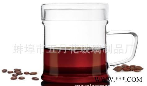定制logo 个性玻璃白酒杯壶 咖啡壶 有盖有把手 玻璃杯图3