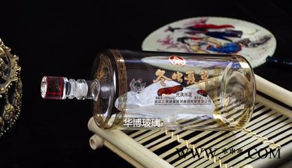 玻璃工艺酒瓶白酒瓶二龙戏珠酒瓶婚宴酒瓶订制酒瓶酒水包装瓶高硼硅酒瓶一帆风顺酒瓶马到成功酒瓶冬虫夏草酒瓶图8