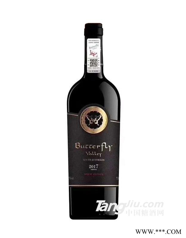 蝶谷庄园西拉干红葡萄酒图1