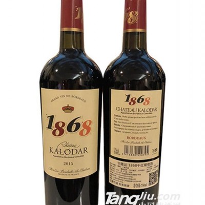 卡隆达1868干红葡萄酒