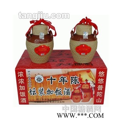 普陀山十年陈坛装加饭酒1000ml