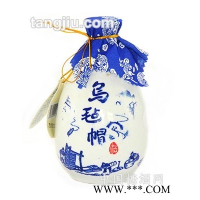 乌毡帽八年青花瓷黄酒375ml