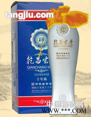 十年白瓷乾昌虫草黄酒500ml图1