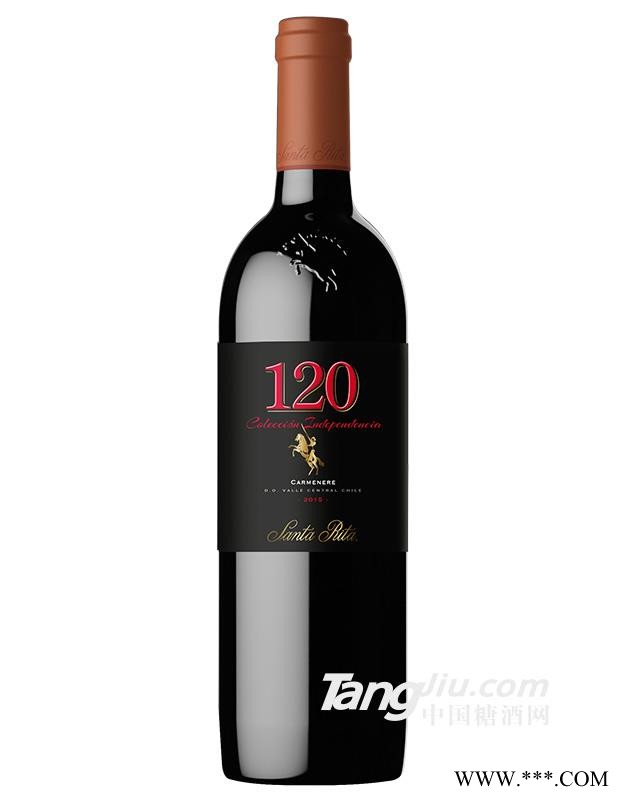 中粮名庄荟智利圣丽塔120黑金佳美娜干红葡萄酒图1