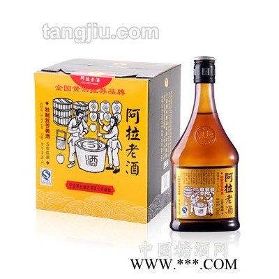 阿拉老酒五年特制营养黄酒330ml