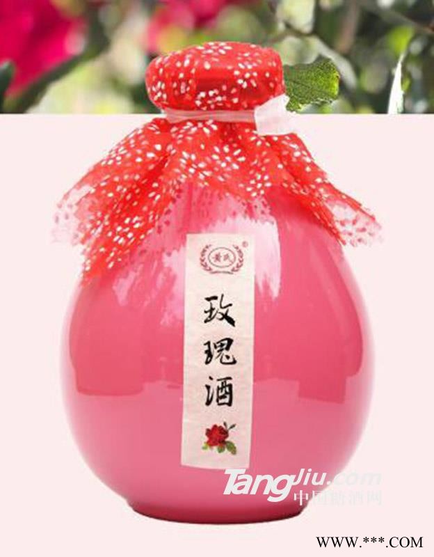 黄氏彩坛玫瑰酒500ml图1