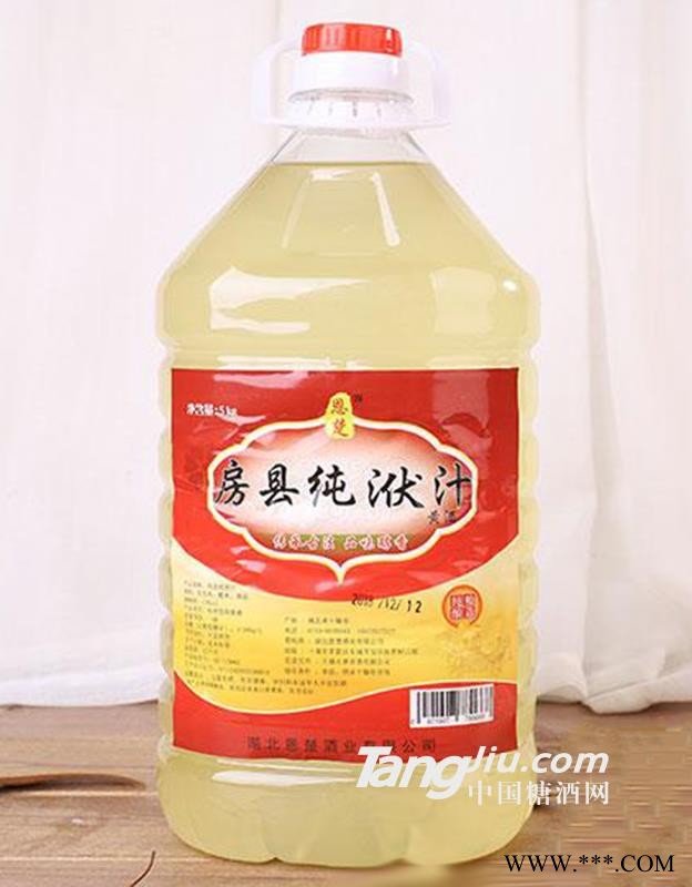 恩楚正宗房县纯洑酒 11度 5kg桶装传统型甜图1