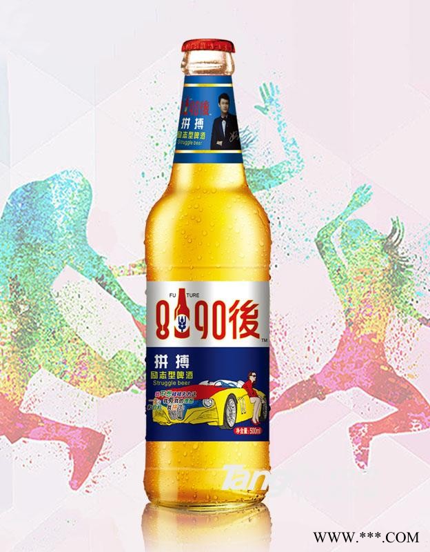 8090青春活力啤酒（蓝）-500ml图1