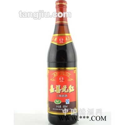 嘉善元红三年陈酒600ml