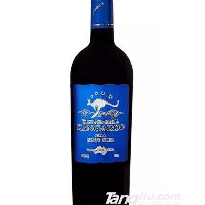 澳大利亚原瓶进口袋鼠蓝标重瓶干红葡萄酒