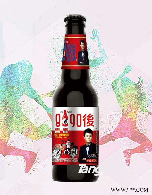 8090后青春活力型啤酒红标-330ml图1