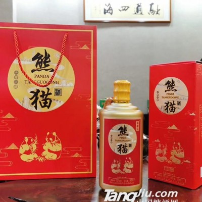 熊猫酱香型白酒53%vol500ml