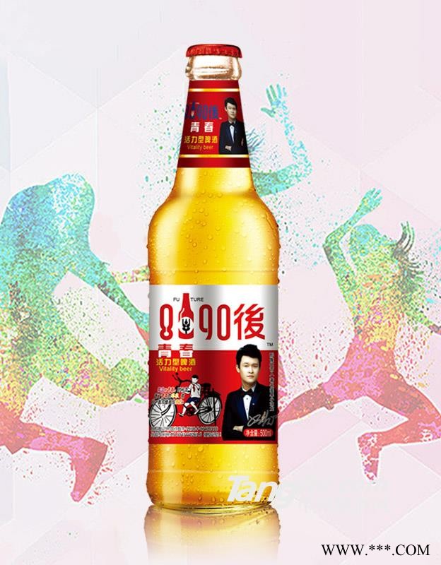 8090青春活力啤酒（红）-500ml图1