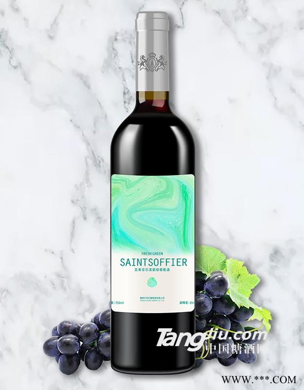 圣索菲尔清新绿葡萄酒图1
