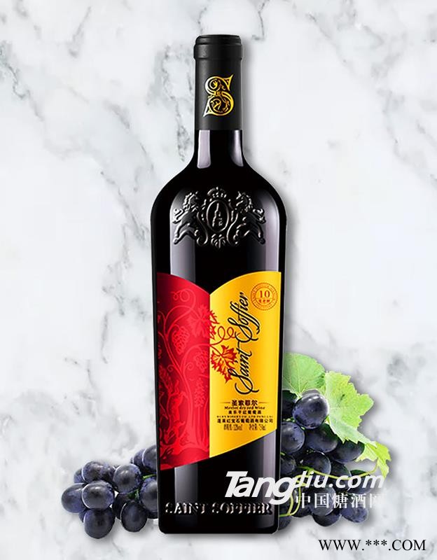 圣索菲尔-10年老树美乐干红葡萄酒图1