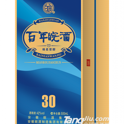 42°百年皖酒绵柔窖醇30