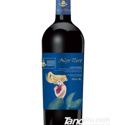 诺波特蓝美人干红葡萄酒-750ml