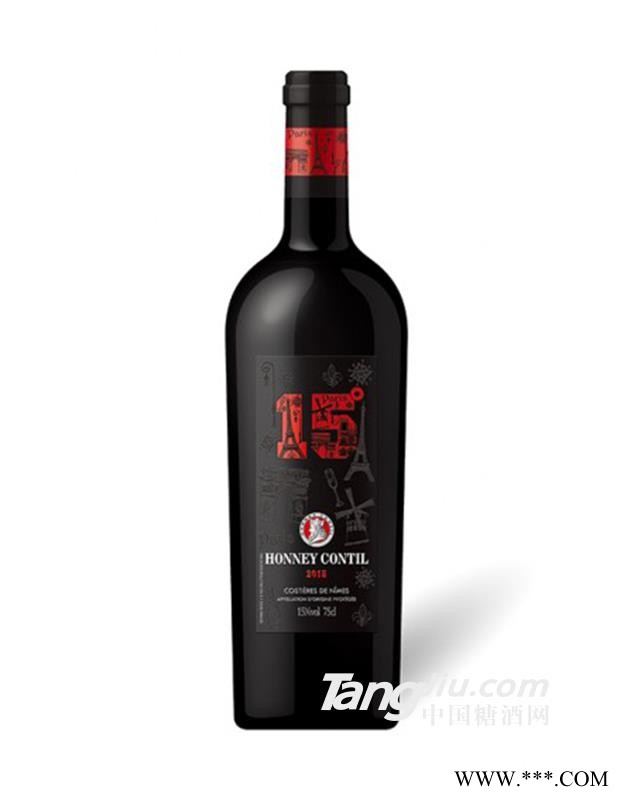 霍尼康帝新高度黑金干红葡萄酒图1