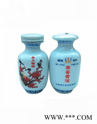 瓷瓶枣蜜黄酒（喜上梅梢）图1
