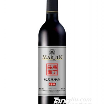 马丁庄园12°蛇龙珠四星干红葡萄酒750ml